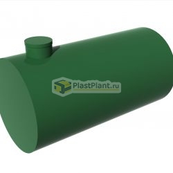 Емкость из пластика для канализации из полипропилена цилиндрической формы